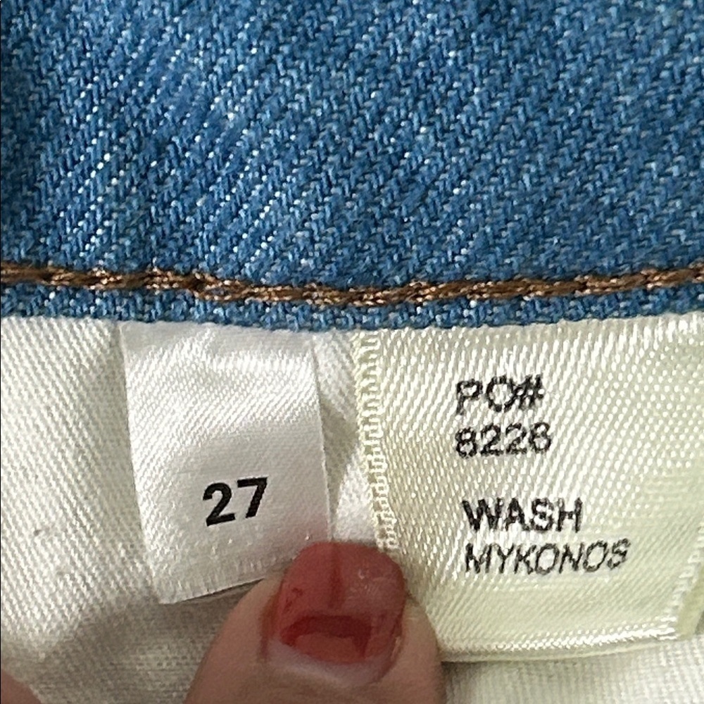 Reformation Women's Blue Straight Jeans - Picture 9 of 11